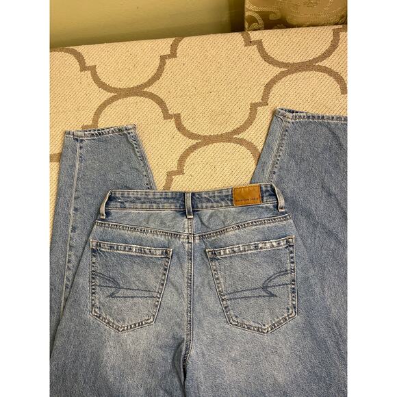 American Eagle Outfitters Balloon Blue Jean, size 0 short - Picture 2 of 14